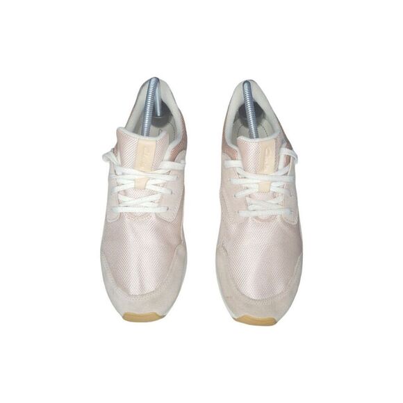 Clarks Sneakers Women Sz 10 Lace Up Suede Copper Salmon Everyday Running Workout - Picture 3 of 6